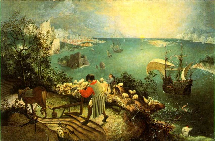 Bruegel_Pieter_de_Oude_-_De_val_van_icarus_-_hi_res